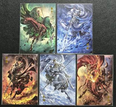 天玑星卡拍第123期《9.18周四截拍》持续收拍收评中 满赠卡需备注 - 三国演义 杆子 关羽 赵云 张飞 马超 黄忠 普卡 五张 仿卡