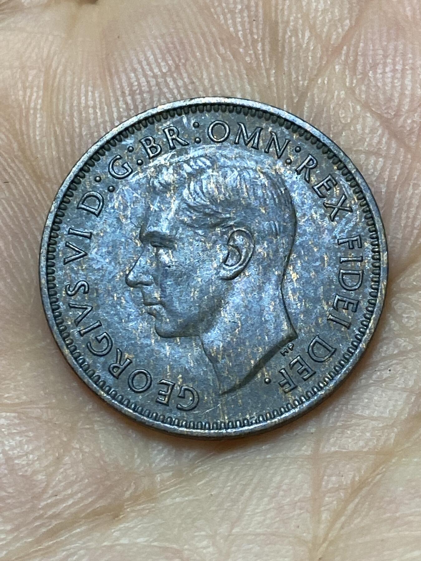 2025年第九十三场(总第一百一十九场）外国好品散币(免佣金) 英国🇬🇧1952年1法新(乔治六世逝世年，第二版关门年)