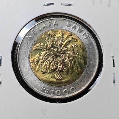 KK钱币收藏小铺 第341场 2月预留时间 周末发货 - 1996印度尼西亚1000卢比 好品
