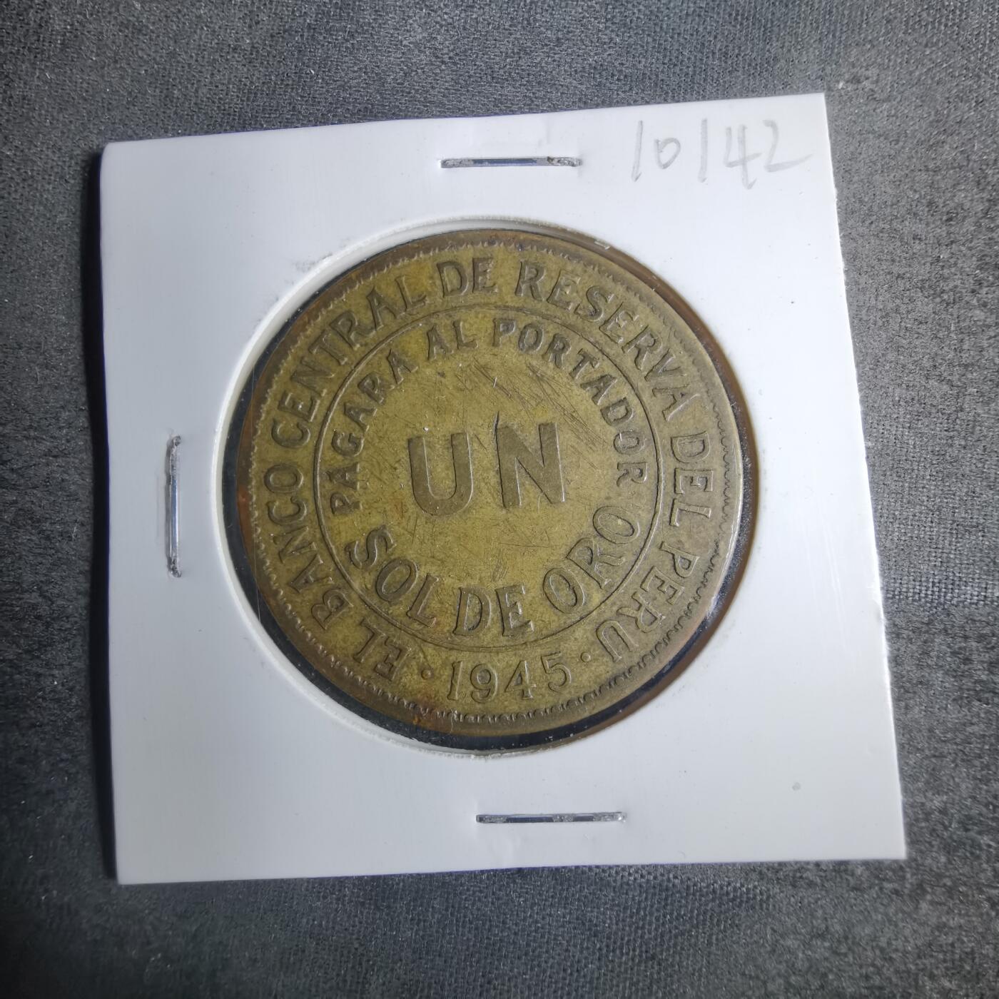 沼泽如烟--第844场 秘鲁1945年1索尔