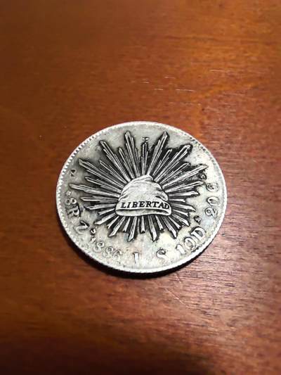 长老汇蛇年精选第四十八场拍卖 - 1886Zs JS墨西哥8R鹰洋，萨卡特卡斯造币厂，微戳