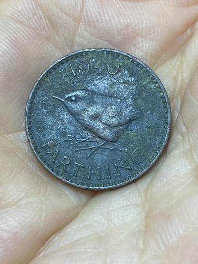2025年第九十三场(总第一百一十九场）外国好品散币(免佣金) - 英国🇬🇧1940年1法新(乔治六世第一版)