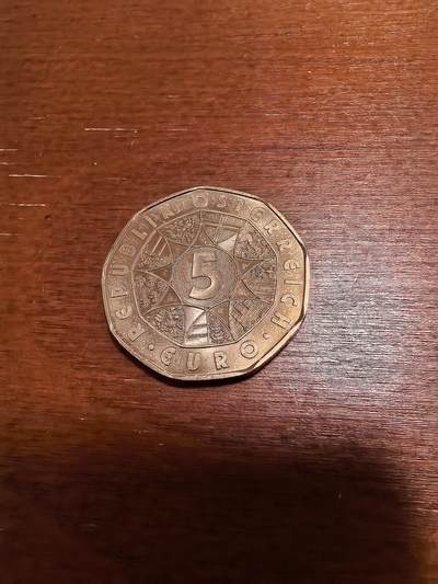 长老汇蛇年精选第四十八场拍卖 2013奥地利UNESCO国际水域合作年水域生物5欧元9边形铜币