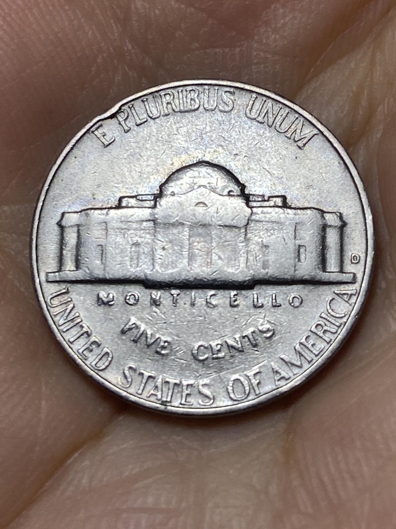 2025年第九十三场(总第一百一十九场）外国好品散币(免佣金) 美国🇺🇸1964年5分(杰斐逊5分，第三版D标丹佛造)