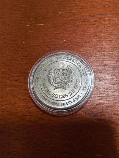 长老汇蛇年精选第四十八场拍卖 1979秘鲁国会1000索尔银币，15.55克500银