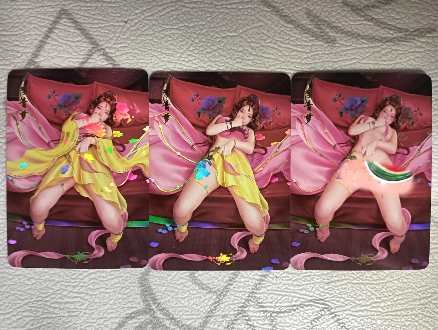 花开卡拍第39期（9月21号周日截拍，品控勿拍!!!拍品不寄存，运费5元，自制卡难免瑕疵，可能存在轻微撞角爆边等出厂瑕疵，品控介意勿拍！）