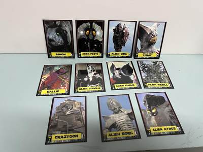 零元拍：RRParks Ultraman Seven  赛文奥特曼 圆谷公司 赛文奥特曼 怪兽剧照卡 超人气怪兽很多 非常稀有 大比例 11张一起拍！编号见卡背  - 零元拍：RRParks Ultraman Seven  赛文奥特曼 圆谷公司 赛文奥特曼 怪兽剧照卡 超人气怪兽很多 非常稀有 大比例 11张一起拍！编号见卡背 