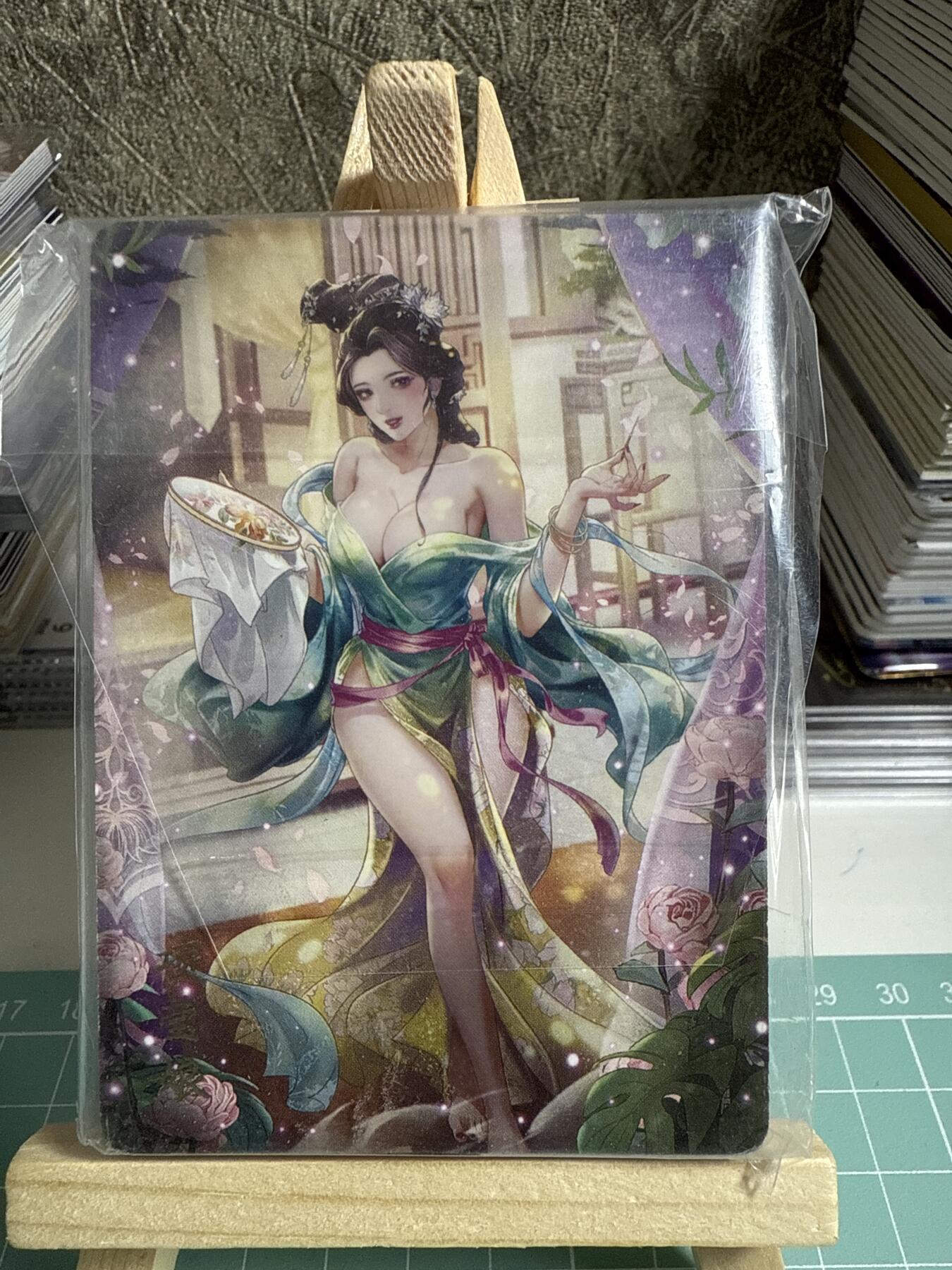 卡牌发烧友第十五期（收拍品，不寄存，23:10截拍，国潮卡牌专场） 【普卡套】焱卡文化 水浒群芳传下 玲姐普卡套 18张 未拆