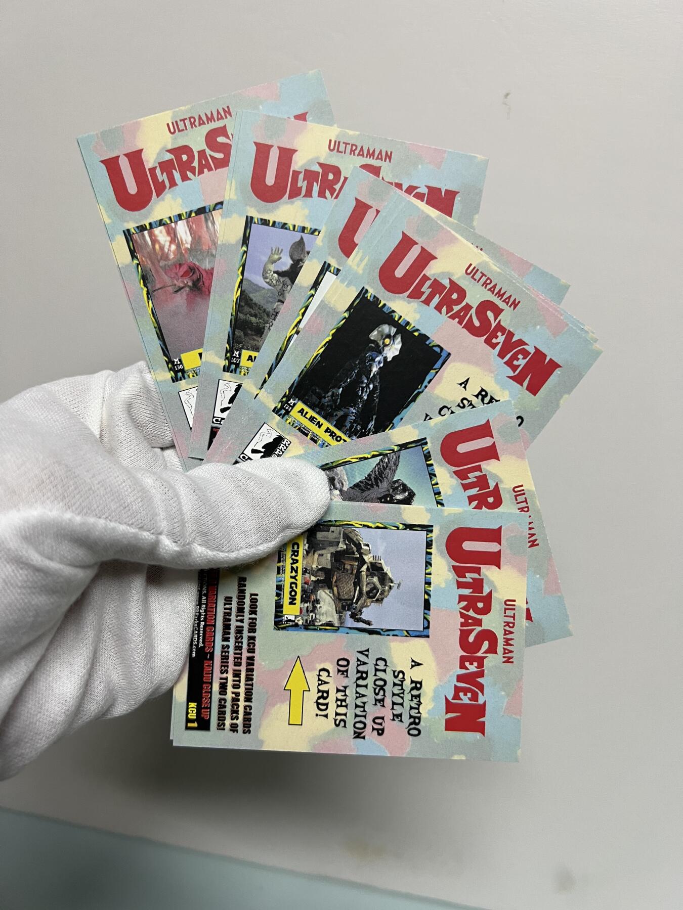 零元拍：RRParks Ultraman Seven  赛文奥特曼 圆谷公司 赛文奥特曼 怪兽剧照卡 超人气怪兽很多 非常稀有 大比例 11张一起拍！编号见卡背 