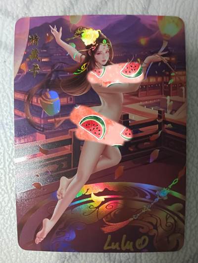 花开卡拍第39期（9月21号周日截拍，品控勿拍!!!拍品不寄存，运费5元，自制卡难免瑕疵，可能存在轻微撞角爆边等出厂瑕疵，品控介意勿拍！） - 青鸾殿 水浒外传李师师 艺术版 画师lulu亲签