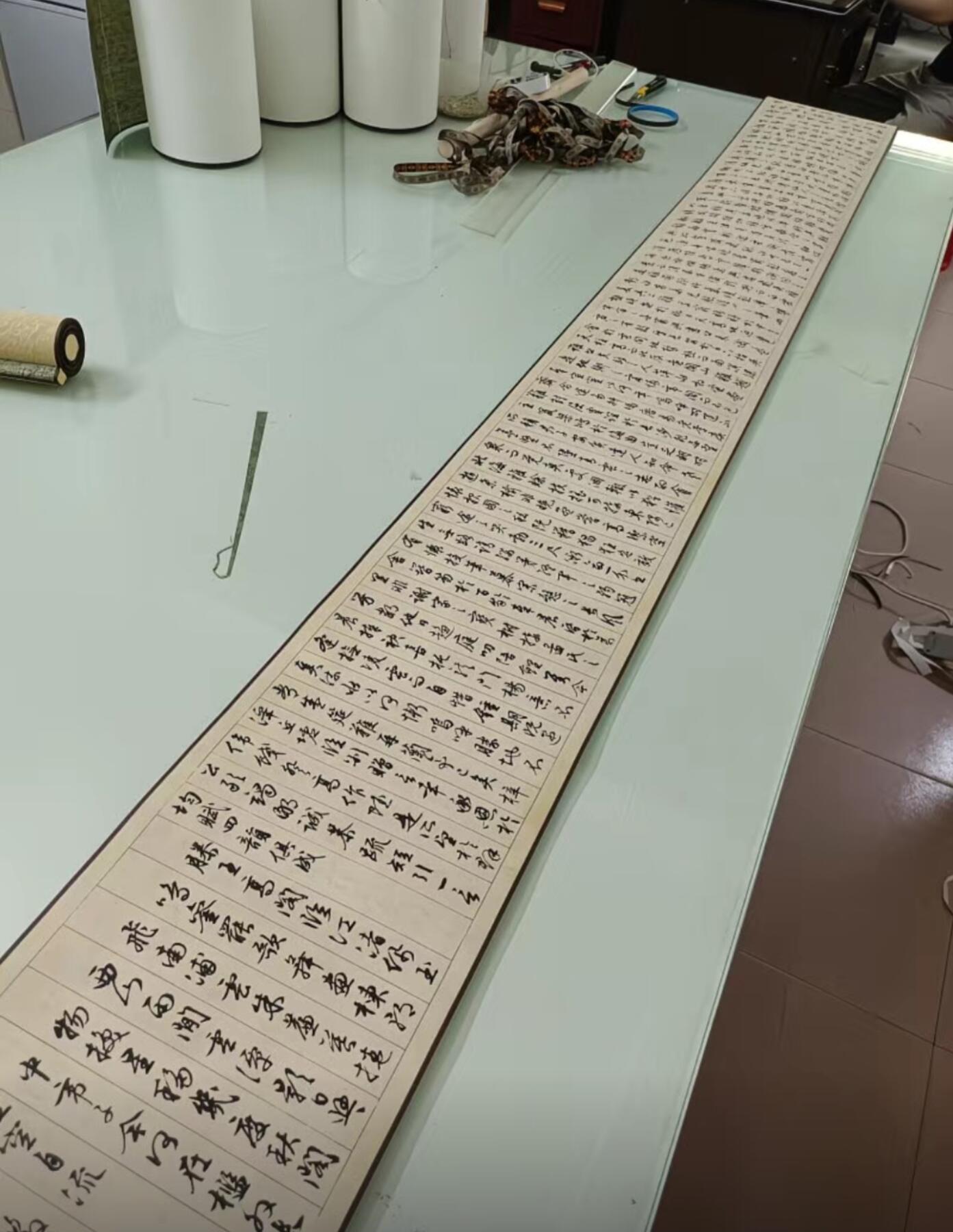   听雨轩  名家卷轴字画 文征明滕王阁序名家楷书手卷