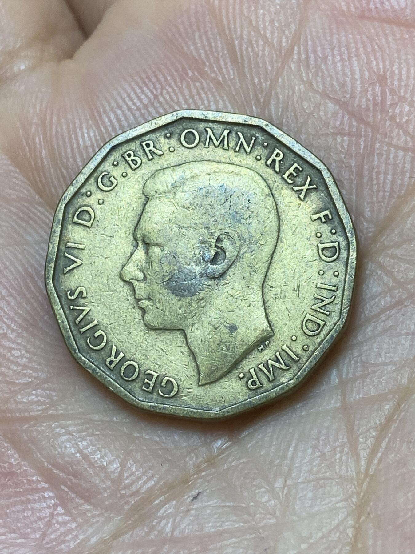 2025年第九十三场(总第一百一十九场）外国好品散币(免佣金) 英国🇬🇧1943年3便士(乔治六世第一版)