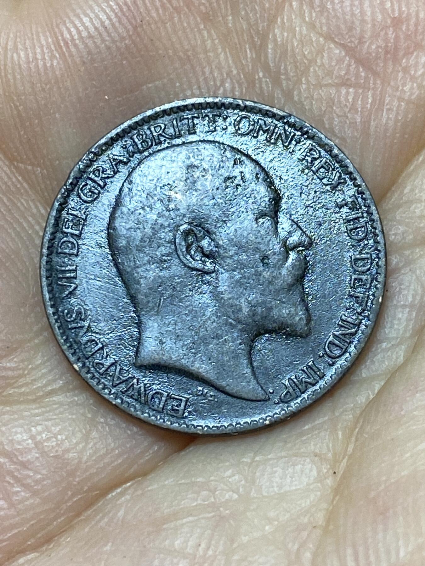 2025年第九十三场(总第一百一十九场）外国好品散币(免佣金) 英国🇬🇧1906年1法新(爱德华七世时期)