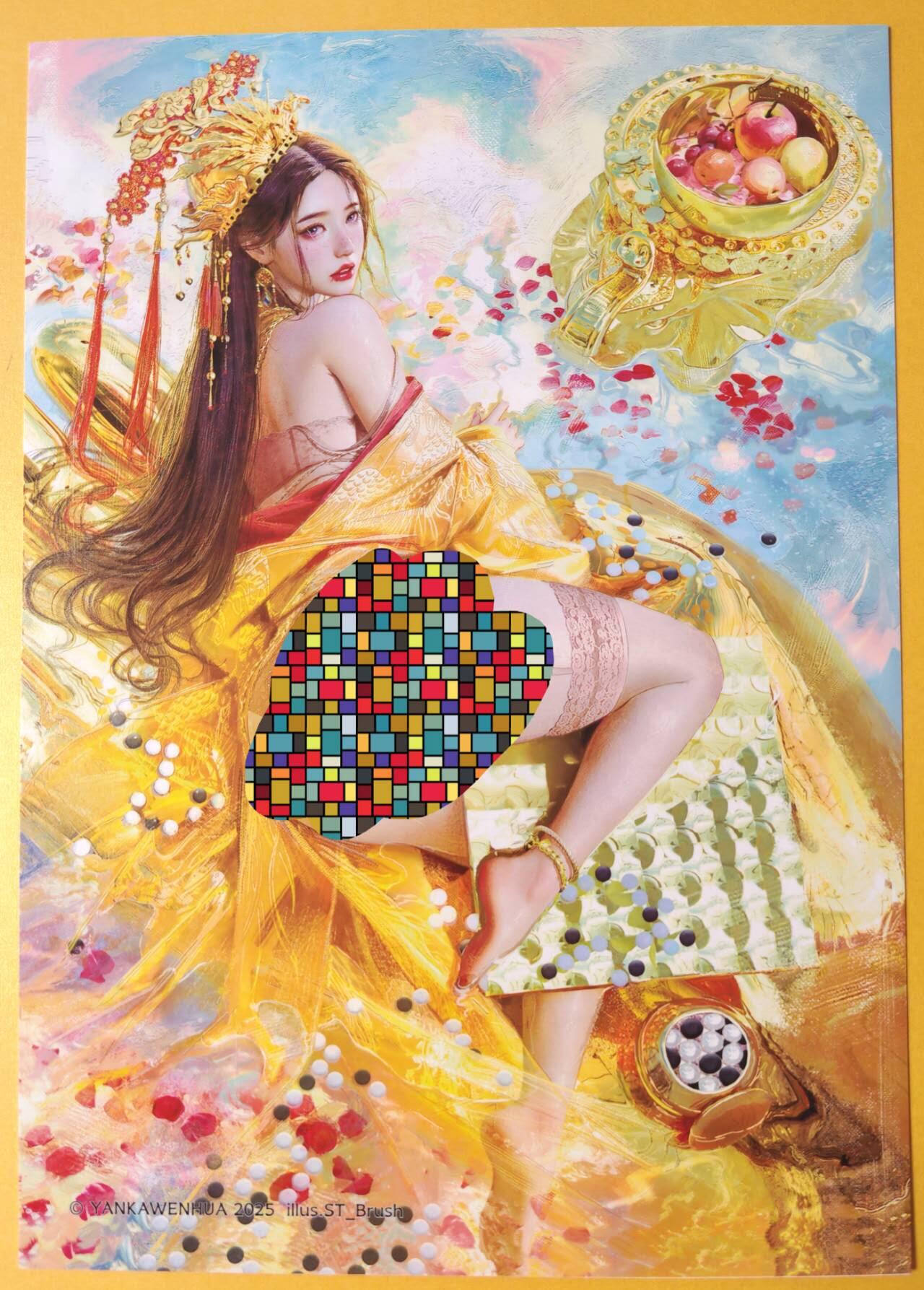 趣卡卡拍No.16期（无佣金免手续费，分享成交有奖） 【A4限编粗闪】焱卡文化-刷子 人间传 胡奿编号A4粗闪（编号888）