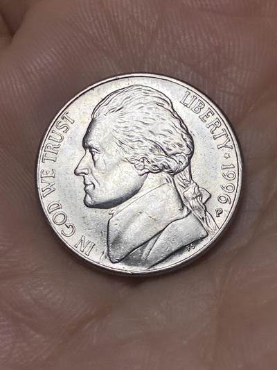 2025年第九十三场(总第一百一十九场）外国好品散币(免佣金) - 美国🇺🇸1996年5分(杰斐逊5分，第三版P标费城造)