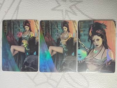 花开卡拍第39期（9月21号周日截拍，品控勿拍!!!拍品不寄存，运费5元，自制卡难免瑕疵，可能存在轻微撞角爆边等出厂瑕疵，品控介意勿拍！） - 卡将异仙传 白骨精 彩闪三渐变