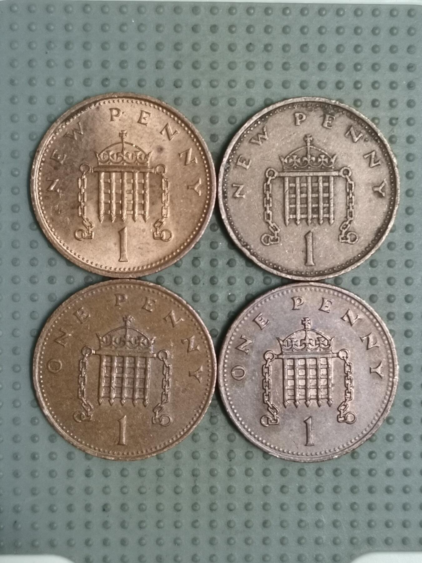 2025年第85场各国散币拍卖（总第85场） 英国1便士4枚