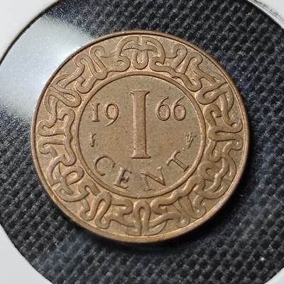 KK钱币收藏小铺 第341场 2月预留时间 周末发货 - 1966苏里南1分铜币