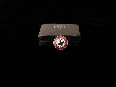 铭记历史！以史为鉴！戎马世界章牌大赏第105期 德章专场 - 铭记历史！德三国家社会主义党徽 铝制 背打厂标