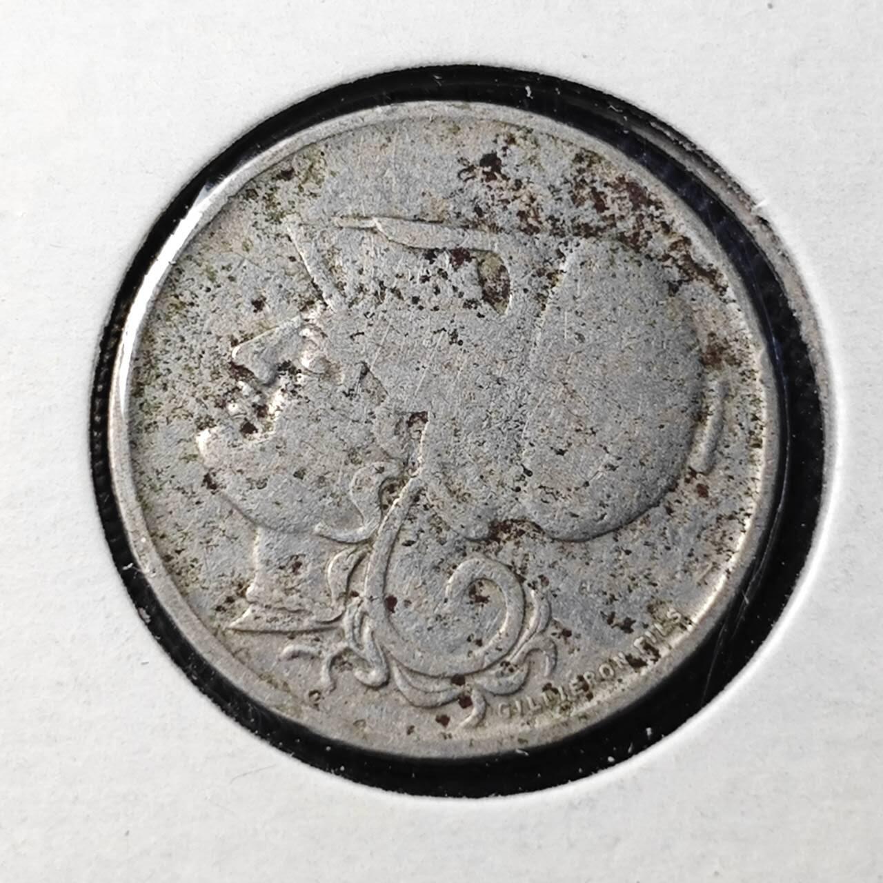 KK钱币收藏小铺 第341场 2月预留时间 周末发货 1926希腊50雷普塔 