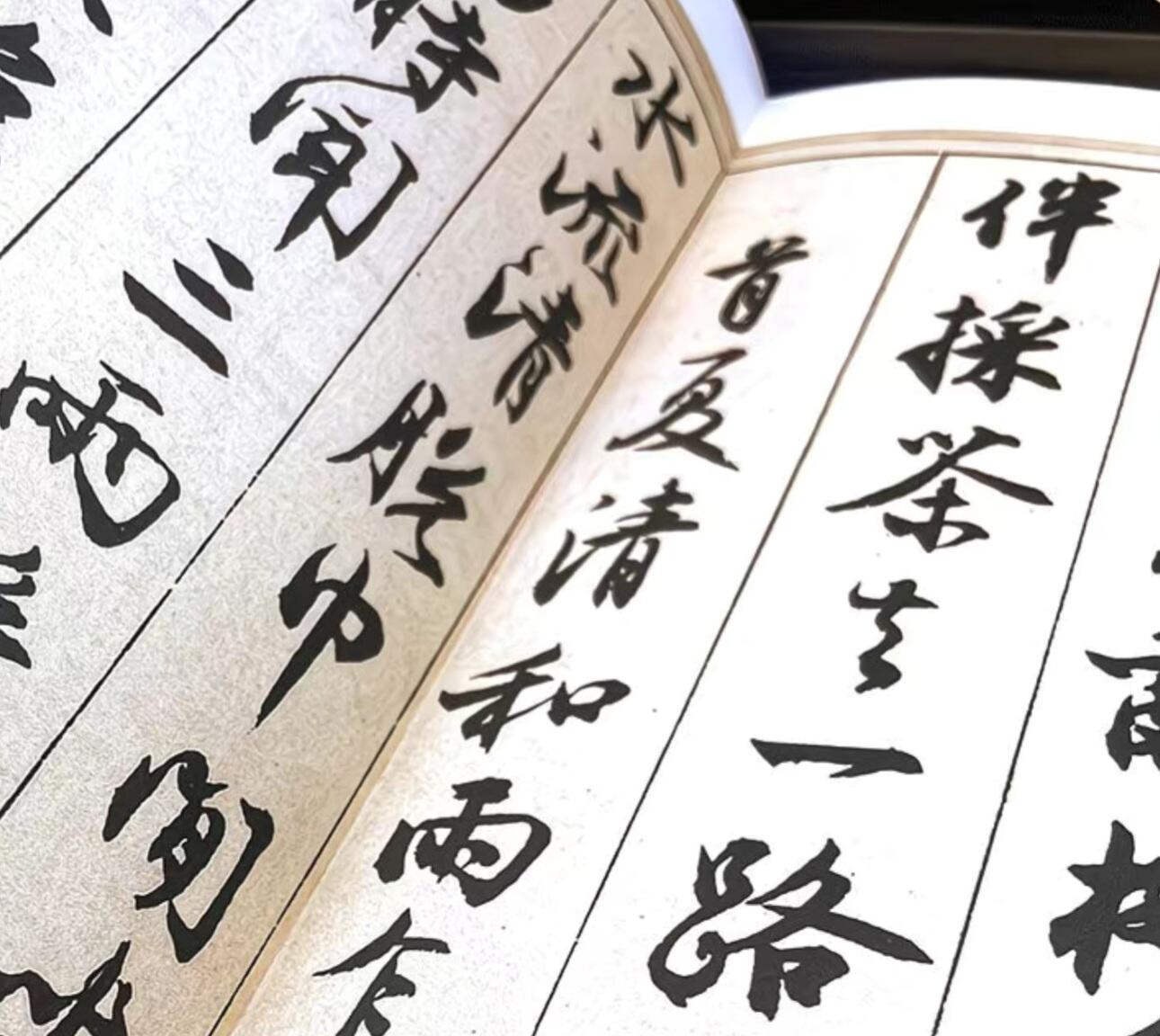 历代书法名帖经折装系列专场 沈尹默--行书澹静庐诗剩·景宁杂诗传统经折装 