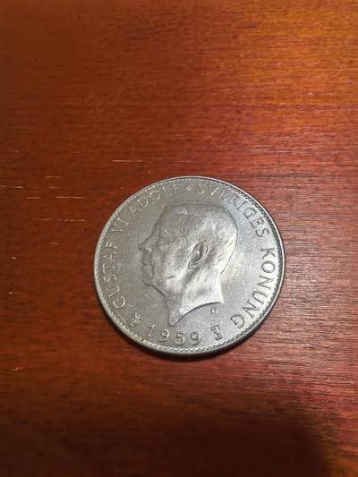 长老汇蛇年精选第四十八场拍卖 1959瑞典古斯塔夫六世宪法150周年5克朗银币，18克400银
