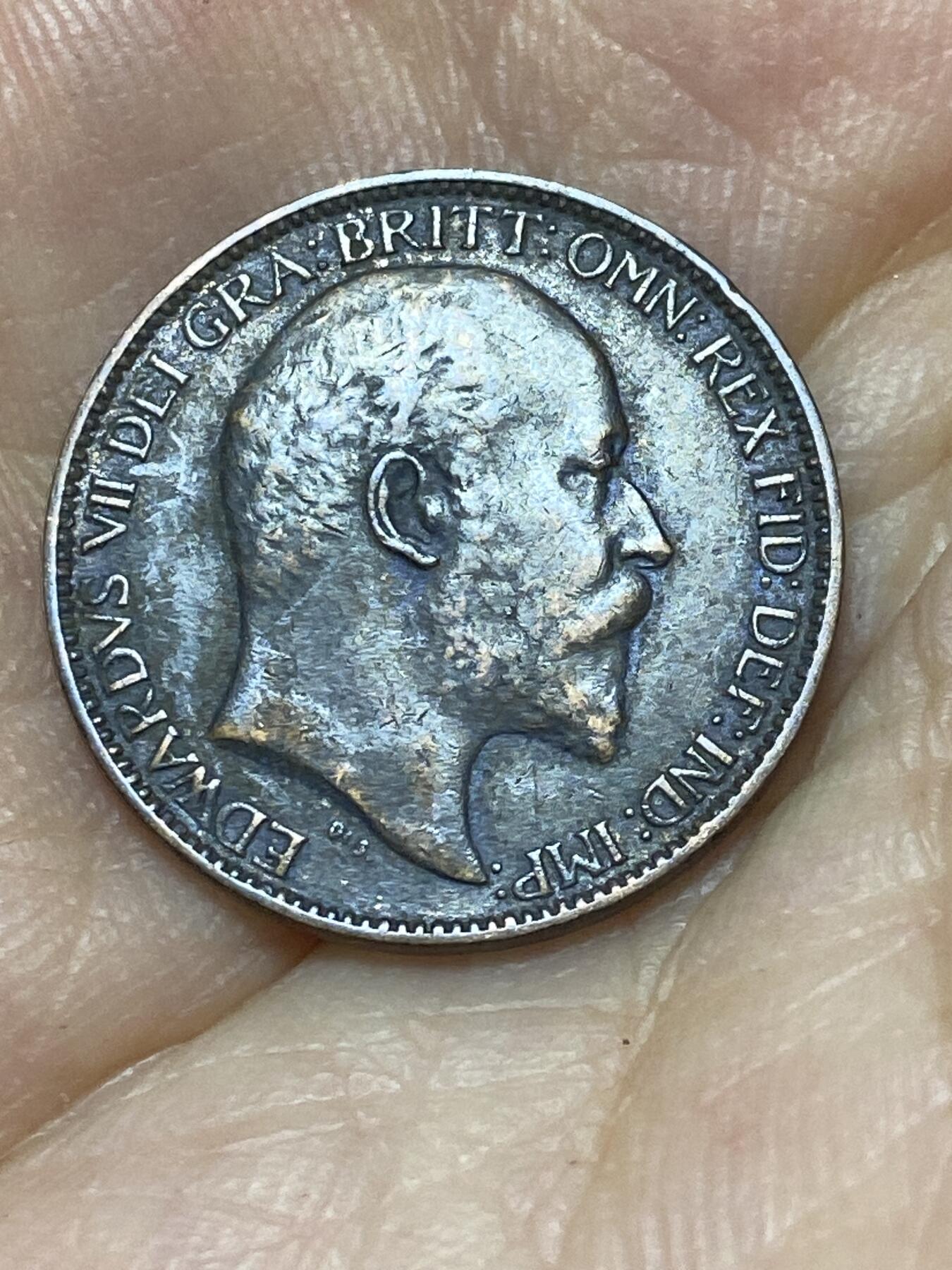 2025年第九十三场(总第一百一十九场）外国好品散币(免佣金) 好品–英国🇬🇧1902年1法新(爱德华七世加冕年，首发年)