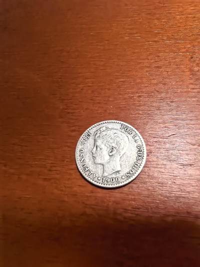 长老汇蛇年精选第四十八场拍卖 - 1900西班牙阿方索十三世50分银币，2.5克835银