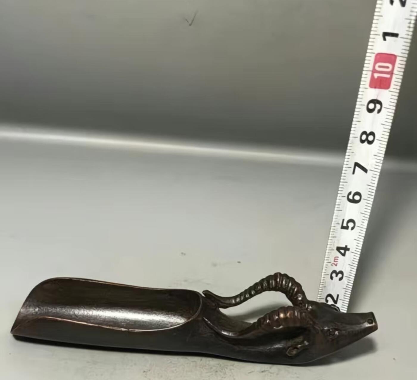 古玩杂相专场《4》 仿古牛头茶侧