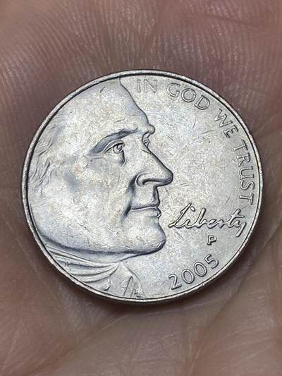 2025年第九十三场(总第一百一十九场）外国好品散币(免佣金) - 美国🇺🇸2005单年份5分(美国向西扩张至太平洋海岸线纪念币，P标费城造)