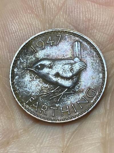 2025年第九十三场(总第一百一十九场）外国好品散币(免佣金) - 英国🇬🇧1947年1法新(乔治六世第一版)