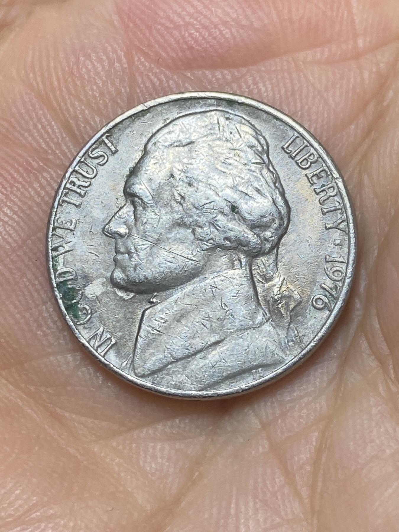 2025年第九十三场(总第一百一十九场）外国好品散币(免佣金) 美国🇺🇸1976年5分(杰斐逊5分，第三版无标)