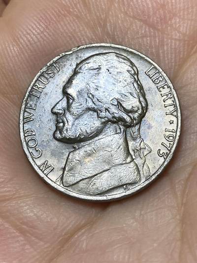 2025年第九十三场(总第一百一十九场）外国好品散币(免佣金) - 美国🇺🇸1973年5分(杰斐逊5分，第三版无标)