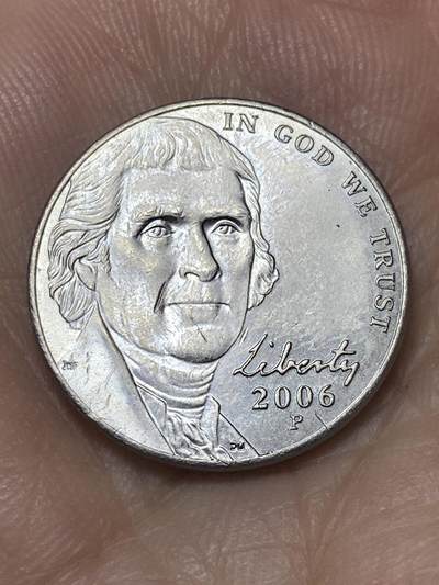 2025年第九十三场(总第一百一十九场）外国好品散币(免佣金) - 好品–美国🇺🇸2006年5分(杰斐逊5分，第四版首发年，P标费城造)