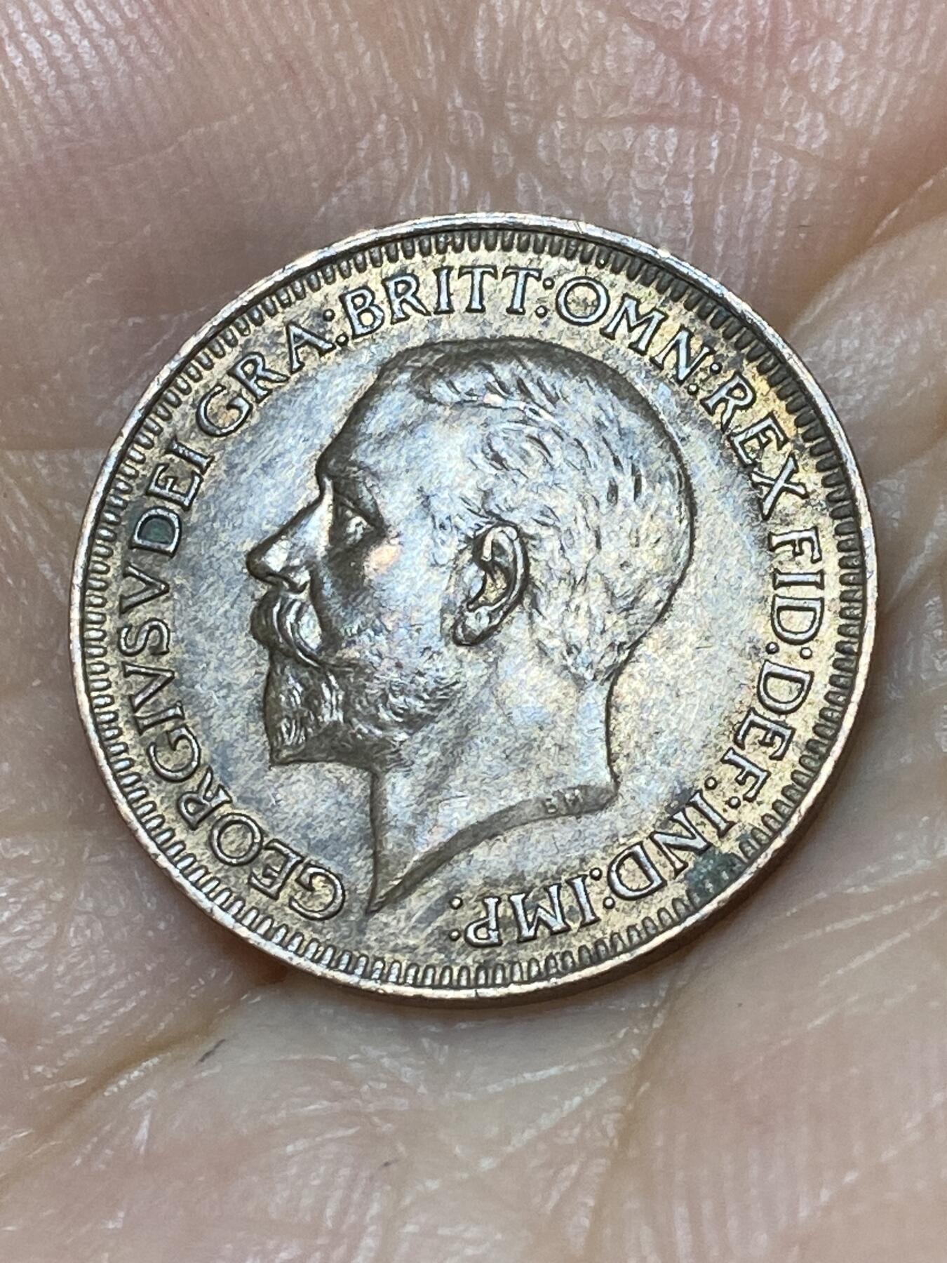 2025年第九十三场(总第一百一十九场）外国好品散币(免佣金) 英国🇬🇧1932年1法新(乔治五世第三版)