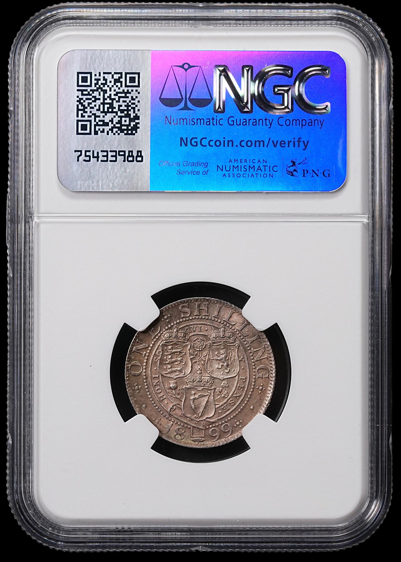 修遠堂世界钱币第八十五期 NGC MS64 1899年英国1先令银币
