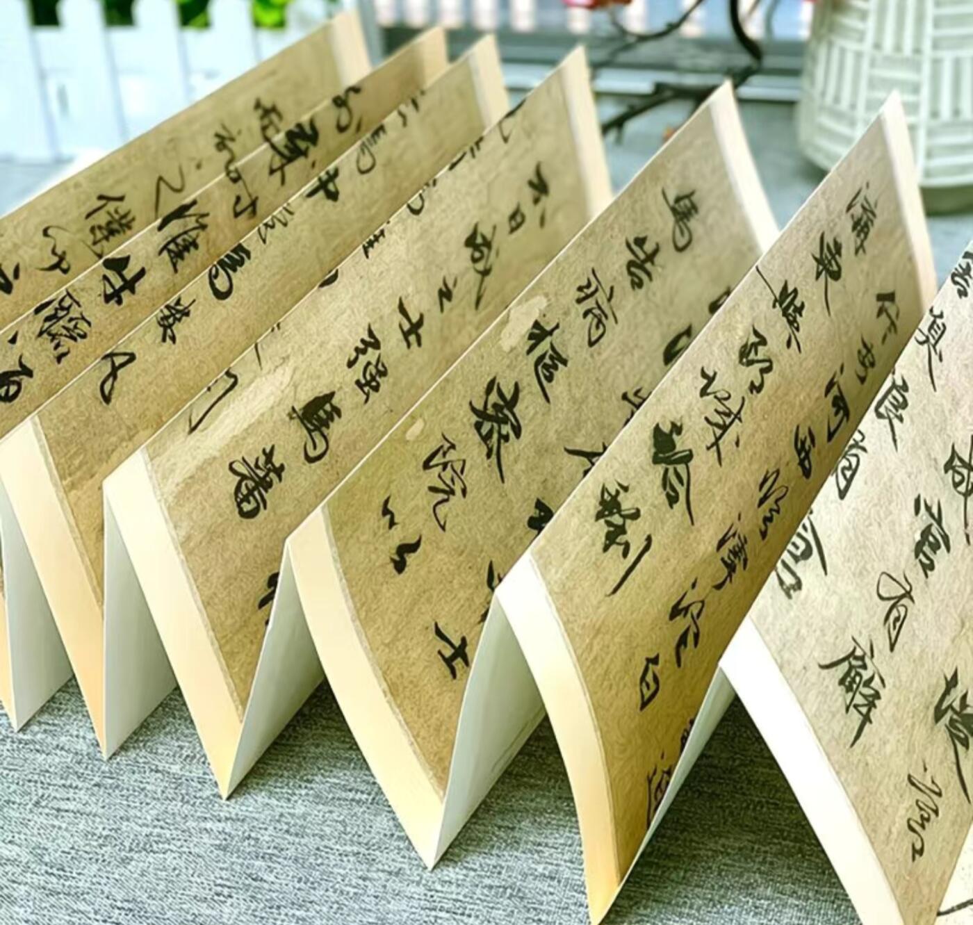 历代书法名帖经折装系列专场 赵孟頫--明肃楼记经折装系列
