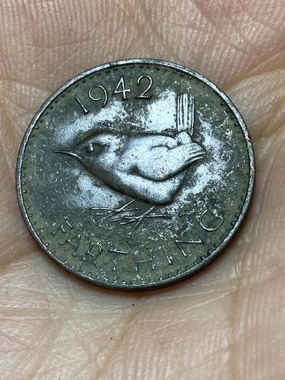 2025年第九十三场(总第一百一十九场）外国好品散币(免佣金) - 英国🇬🇧1942年1法新(乔治六世第一版)