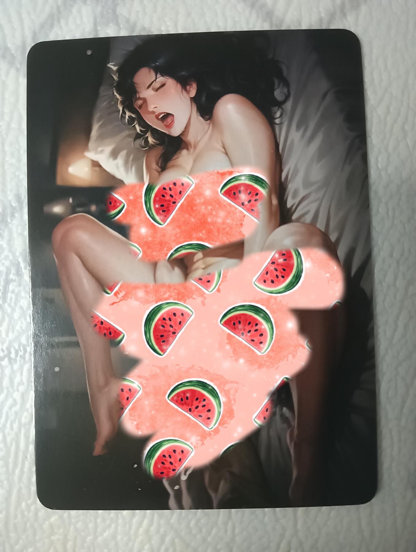 花开卡拍第39期（9月21号周日截拍，品控勿拍!!!拍品不寄存，运费5元，自制卡难免瑕疵，可能存在轻微撞角爆边等出厂瑕疵，品控介意勿拍！） 城市猎人上野伢子 双面艺术卡 彩闪