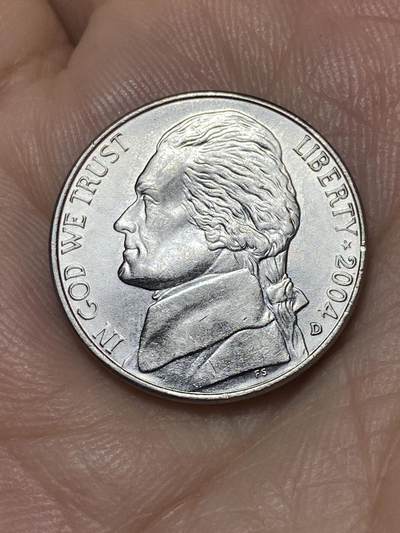 2025年第九十三场(总第一百一十九场）外国好品散币(免佣金) - 美国🇺🇸2004单年份5分(杰斐逊时代和平奖章纪念币，D标丹佛造)