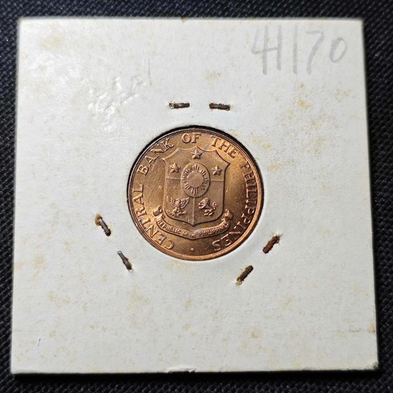 KK钱币收藏小铺 第341场 2月预留时间 周末发货 1960美属菲律宾1分 好品铜币