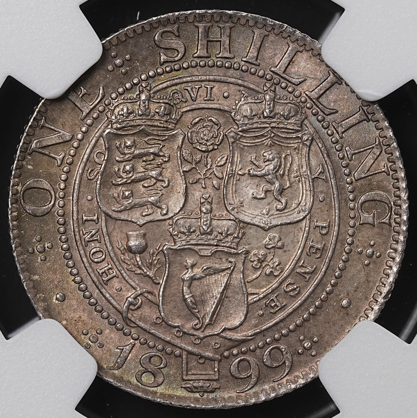 修遠堂世界钱币第八十五期 NGC MS64 1899年英国1先令银币
