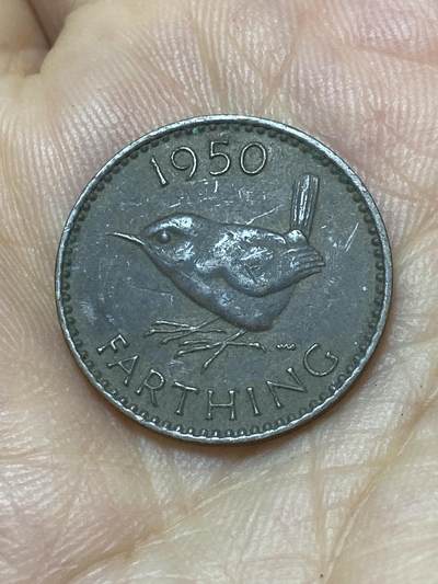 2025年第九十三场(总第一百一十九场）外国好品散币(免佣金) - 英国🇬🇧1950年1法新(乔治六世第二版)