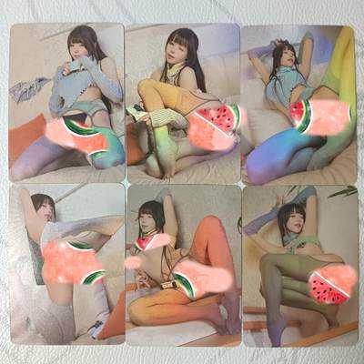 花开卡拍第39期（9月21号周日截拍，品控勿拍!!!拍品不寄存，运费5元，自制卡难免瑕疵，可能存在轻微撞角爆边等出厂瑕疵，品控介意勿拍！） - 墨卡cos 六张 彩闪