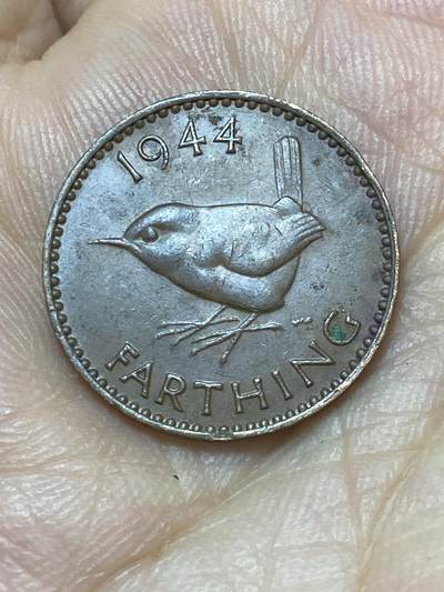 2025年第九十三场(总第一百一十九场）外国好品散币(免佣金) - 英国🇬🇧1944年1法新(乔治六世第一版)