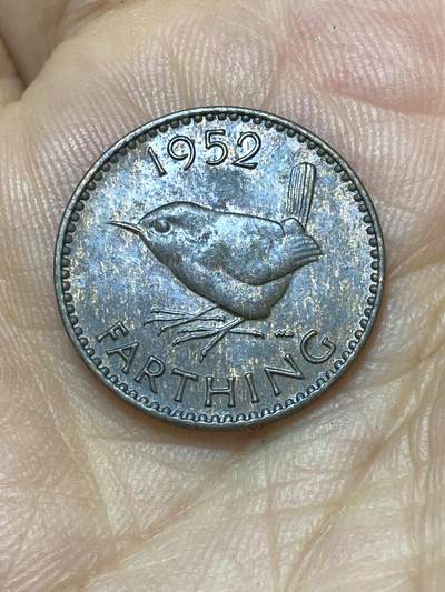 2025年第九十三场(总第一百一十九场）外国好品散币(免佣金) - 英国🇬🇧1952年1法新(乔治六世逝世年，第二版关门年)