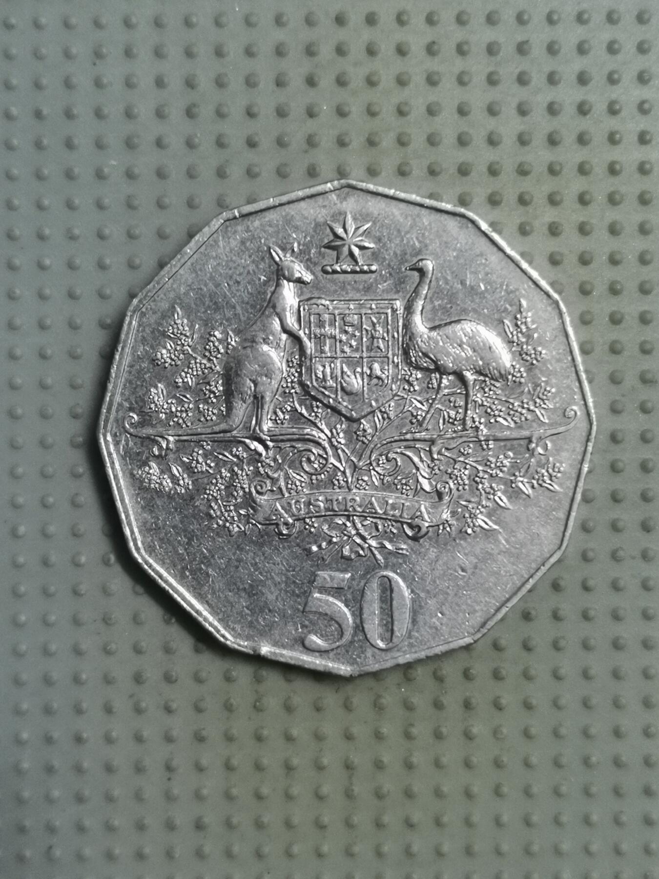 2025年第86场各国散币拍卖（总第86场） 澳大利亚2001年英联邦百年50分纪念币