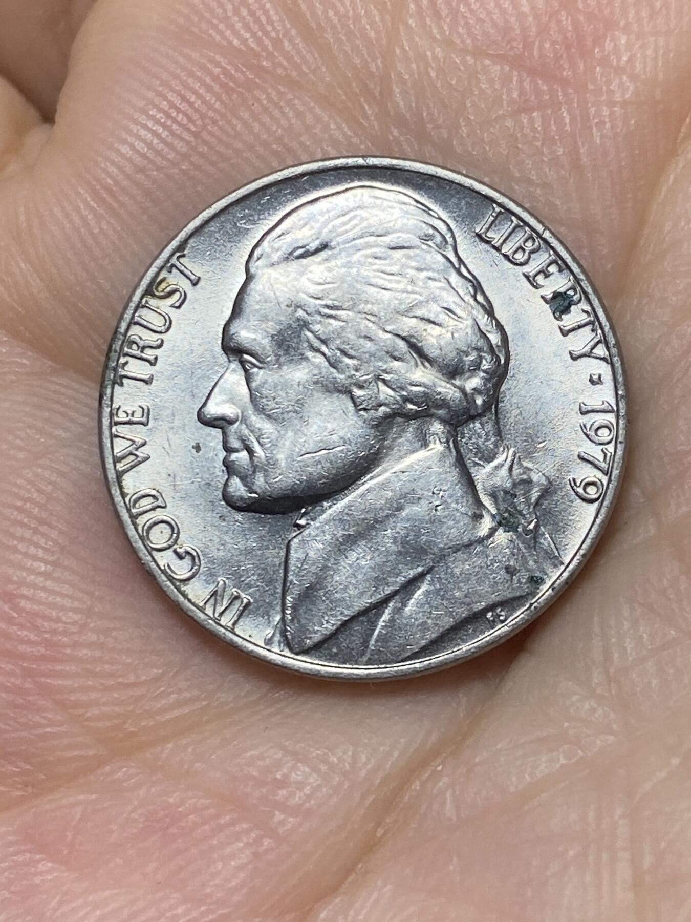 2025年第九十三场(总第一百一十九场）外国好品散币(免佣金) 美国🇺🇸1979年5分(杰斐逊5分，第三版无标)