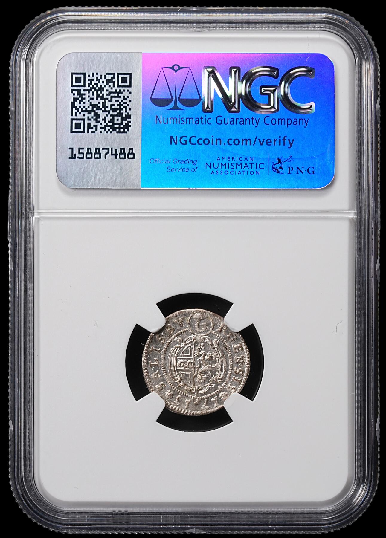 修遠堂世界钱币第八十五期 NGC  MS 65 1713年萨尔茨堡主教区2克鲁泽银币 收藏级状态