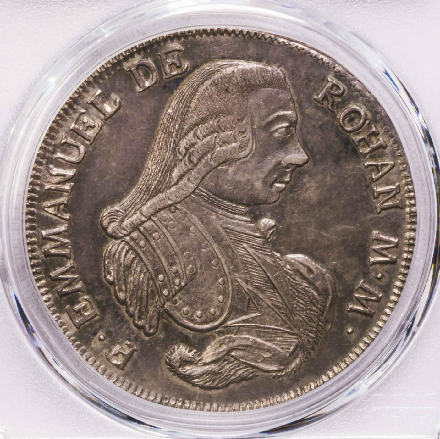PCGS-MS62 1781马耳他骑士团30塔里大银币唯一冠军